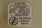 Balance Complete Eberhard 1050 B Inc Gluc. Breguetbilanciere Completo 721 Nos