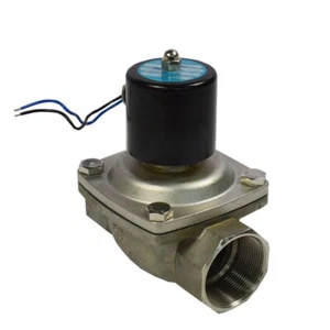 DN50 Elektro Magnetventil DC 24V Edelstahl Magnetventil Wasserventil - Bild 1 von 8