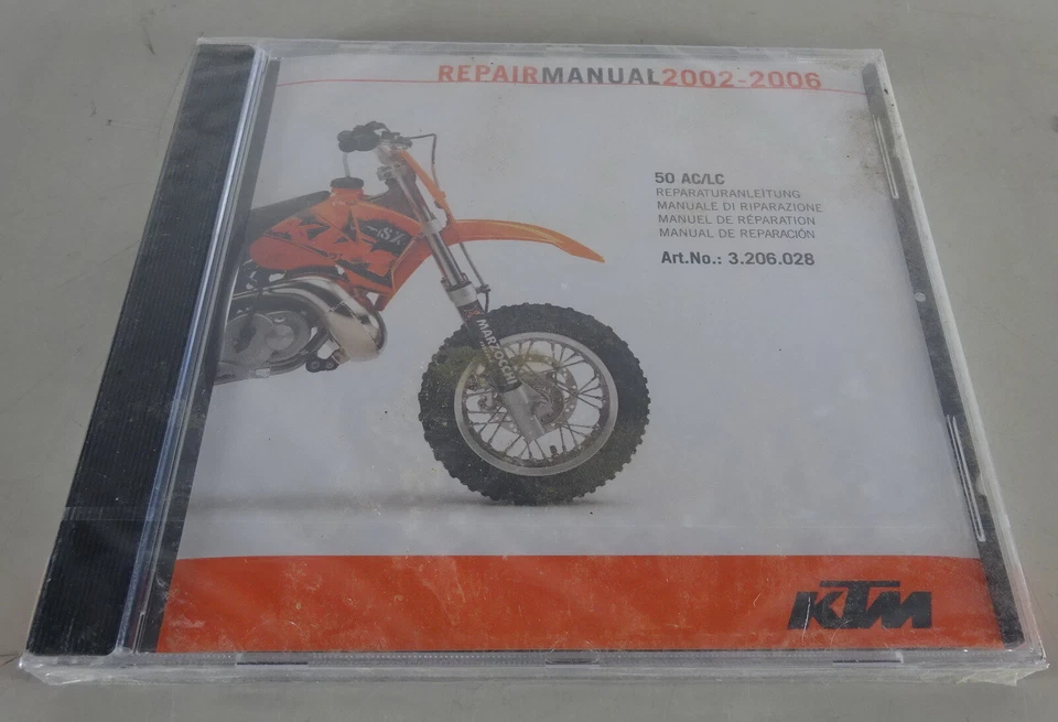 Manual De Reparación KTM 50 AC / LC Años 2002 - 2006 - Imagen 1 de 1
