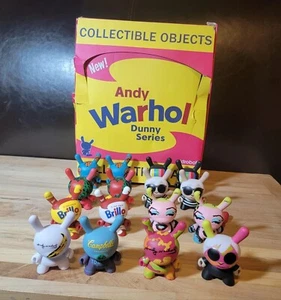 Kidrobot Andy Warhol Series 1  Lot Of 16 Exclusive 3" Figures RARE Set - Picture 1 of 14