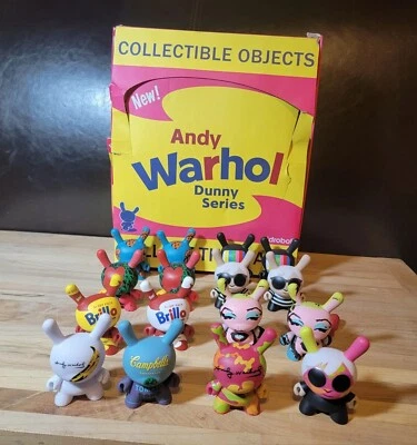 Kidrobot Andy Warhol Series 1  Lot Of 16 Exclusive 3" Figures RARE Set - Image 1 of 4