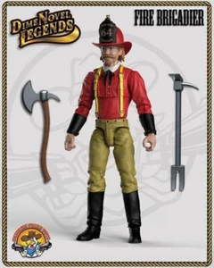 Dime Novel Legends 1:18 scale (4") old west cowboy action figure Fire Brigadier - Picture 1 of 2