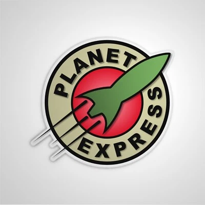 Pegatina Planet Express Futurama pegatina personalizada culto NUEVO