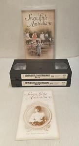 RARE VHS Double Video Tape Seven Little Australians Mini Series - Picture 1 of 8
