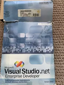 Microsoft Studio.net 2002 Enterprise Developer Full Retail Complete - Picture 1 of 5