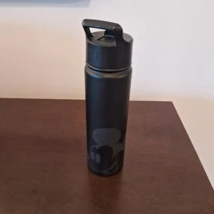 Einfache moderne Disney Mickey Mouse Trinkflasche 22oz Summit Schwarz Edelstahl - Bild 1 von 4