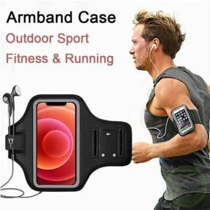 Waterproof Armband Case Sports Gym Running Exercise Arm Band PhoneHolder/Key Bag - Picture 1 of 25
