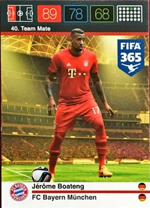 40 Jérôme Boateng - FIFA 365 - Panini Adrenalyn XL 2016 (14) - Picture 1 of 1