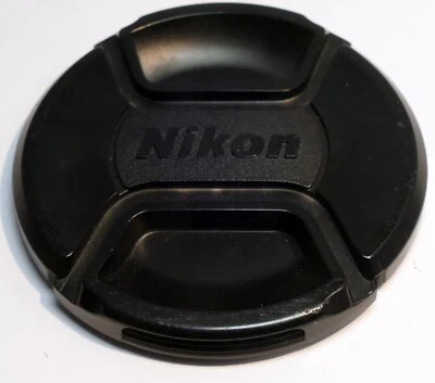 Nikon 72mm lens front cap (all black)  used LC-72 genuine OEM - Image 1 of 3