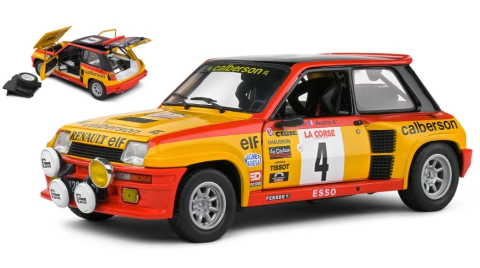 RENAULT R5 TURBO TOUR DE CORSE 1980 RAGNOTTI-ANDRIE 1/18 SOLIDO' - Immagine 1 di 1