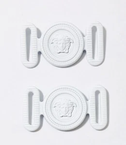 Versace VE 4446 Sunglasses Matte White Replacement Temple Side Icon Logo Genuine - Picture 1 of 7