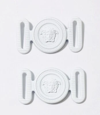 Versace VE 4446 Sunglasses Matte White Replacement Temple Side Icon Logo Genuine - Image 1 of 4