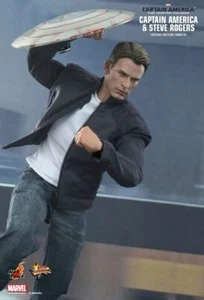 1/6 Scale Captain America: TWS - Steve Rogers & Cap 2-Pack - MINT IN BOX - Imagen 1 de 24