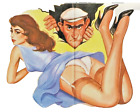 French 1950 Pin-Up Fold-Open Mechanical Game Of Boule Looser Kisses The Fanny