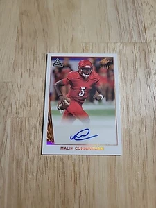 2021 Leaf Memories MALIK CUNNINGHAM 1990 Bronze Spectrum Autograph /99 Rookie - Picture 1 of 10