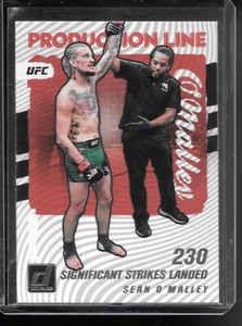 2022 Donruss UFC Production Line #8 Sean O'Malley - Bantamweight