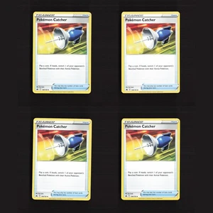 Pokemon Catcher 138/159 PLAYSET x4 Crown Zenith Trainer Item Pokemon Card NM - Picture 1 of 6
