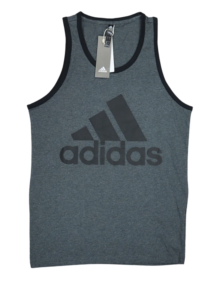 Camiseta sin mangas deportiva para hombre Adidas con logotipo gráfico estampado en contraste multideporte nueva con etiquetas Foto 1 de 1