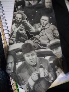 3 Stooges Antics Neck Tie Ralph Marlin Vintage 1994 Columbia Pictures Black and - Picture 1 of 8