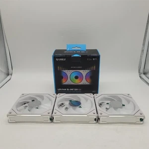 Lian Li UNI FAN SL-INFINITY 120 RGB Triple Pack White UF-SLIN120-3W - Photo 1/3