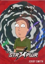 Rick & Morty Season 2 Red CZ STR PWR Chase Card SP3 Jerry Smith