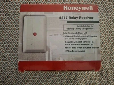 Honeywell (5877) Wireless Garage Door Relay Receiver - New! - Image 1 of 3
