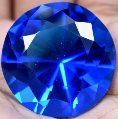 Lab Created 70.90 Ct Lustrous Blue Tanzanite GGL Certified Sparkling AAA+ Gem!! - Image 1 of 4