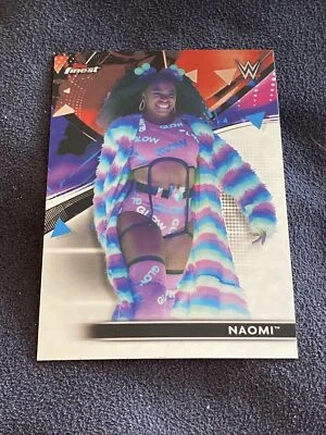2021 Topps Finest WWE Naomi #25 RAW - Image 1 of 2