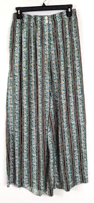 Free People sz S снять галстук с гостиной пижамы брюки высоты широкая нога 3988 - Изображение 1 из 4