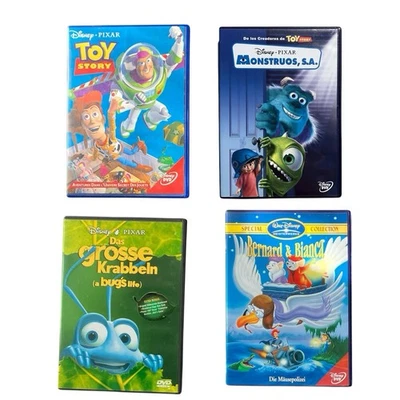 Toy Story Monsters, Inc. Bug’s Life Rescuers Region 2 DVDs Disney Pixar - Image 1 of 4