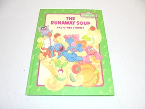 The Runaway Soup Book Hardcover Sesame Street Vintage 1992 - Bild 1 von 7