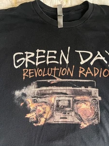 Green Day Revolution Radio Tour 2017 Medium T-Shirt Pop Punk Band Rock Y2K Vintage - Bild 1 von 2