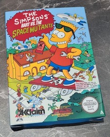 The Simpsons Bart Vs the Mutants - UK PAL - NES - Empty Handmade Replacement Box