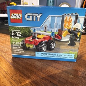 LEGO City 60105 Fire Atv - New Sealed. Small amount of damage to box shown.
