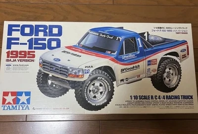 Tamiya Ford F-150 1995 Baja Version 1/10 Scale TA02T Chassis 4WD Electric RC - Image 1 of 4