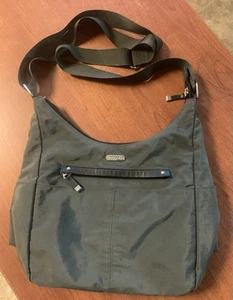 Baggallini Purse Or Crossbody Bag Dark Green 13x13 Adjustable Strap - Picture 1 of 5