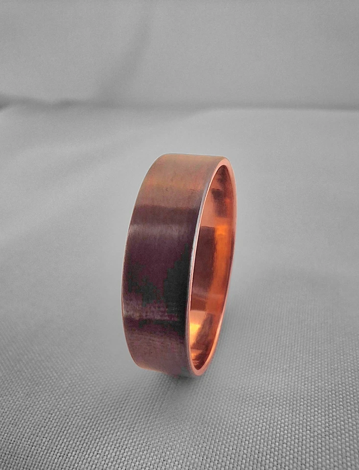 Anillo curativo cobre oxidado tamaños 4-14 ENVÍO GRATUITO Foto 1 de 3