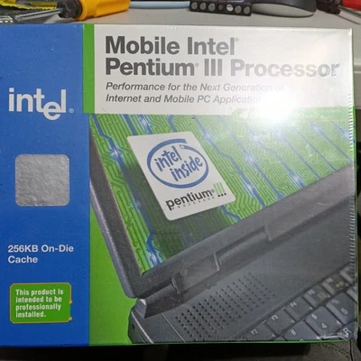 New Intel Moblie Pentium III BXM80526B450256 SL3RF 450Mhz Processor  - Image 1 of 2
