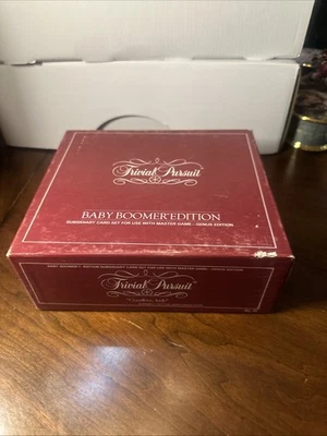 TRIVIAL PURSUIT Baby Boomer Edition/Subsidiary Card Set/Master Game Family Fun - Image 1 of 2