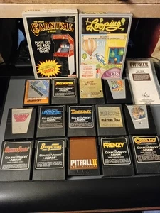 LOTE JUEGOS COLECOVISION - 16 JUEGOS DIFERENTES - ALGUNOS RAROS - COLECO VISION - Imagen 1 de 4