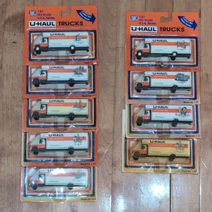 Vintage IHC U-Haul HO Scale Truck 1:87 Lot of 9 NIB - Picture 1 of 4