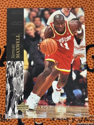 1993-94 Upper Deck SE Vernon Maxwell Electric Court #41 Rockets - Image 1 of 2
