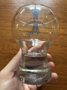 Vintage 1982 Worlds Fair Sunburst Sunsphere Glass Cup Knoxville TN Rare Shape - Picture 1 of 8