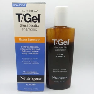 Champú terapéutico (fuerza extra) Neutrogena T/Gel 6 fl oz/PAQUETE ORIGINAL - Imagen 1 de 5
