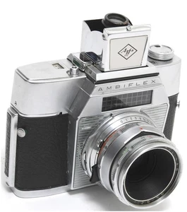Agfa Ambiflex I Agfaflex 35mm SLR w. Color Solinar 2.8/50mm lens NOTTESTED - Picture 1 of 7