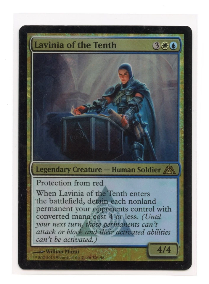 Lavinia of the Tenth R 80 Foil Dragon's Maze MTG Card LP - Image 1 of 2
