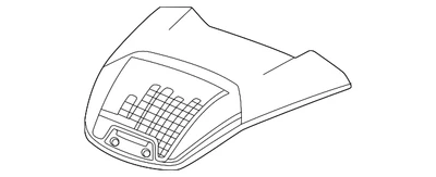 Genuine GM Twilight Blue Rear Quarter Trim Panel Speaker Grille 84798888 Foto 1 de 2