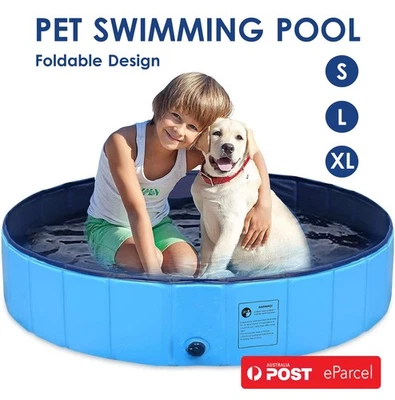 Pet Dog Swimming Pool Portable Bathtub Kid Shower Washing Folding Outdoor - image 1 of 4