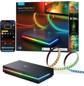 Govee AI Sync Box 2 für 75-85 Zoll Fernseher, werkseitig versiegelt, H6604C - Bild 1 von 8