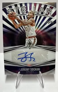 Jeremy Sochan 2023-24 Phoenix Stellar autógrafo automático radiocontrol #D19/99 ¡Bonito! - Imagen 1 de 3